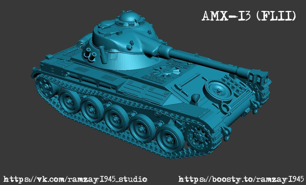Solido 1/50 - AMX 10 P - France Bessières - Vert - état Parfait