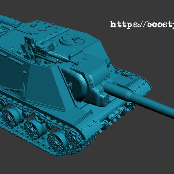 ww2 tank ISU-122   15mm &  1:72 scale