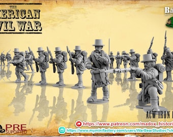 Perry Miniatures - Guerre Civile Américaine - Soldats 28mm - Wargame