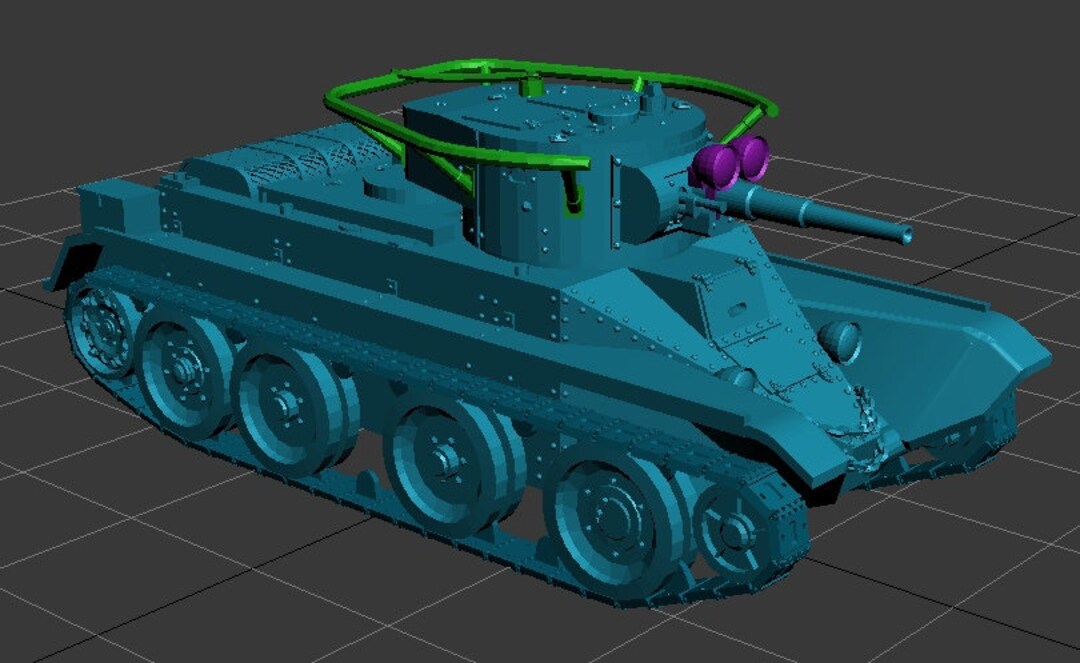 Ww2 Tank BT5 15mm & 172 Scale Etsy