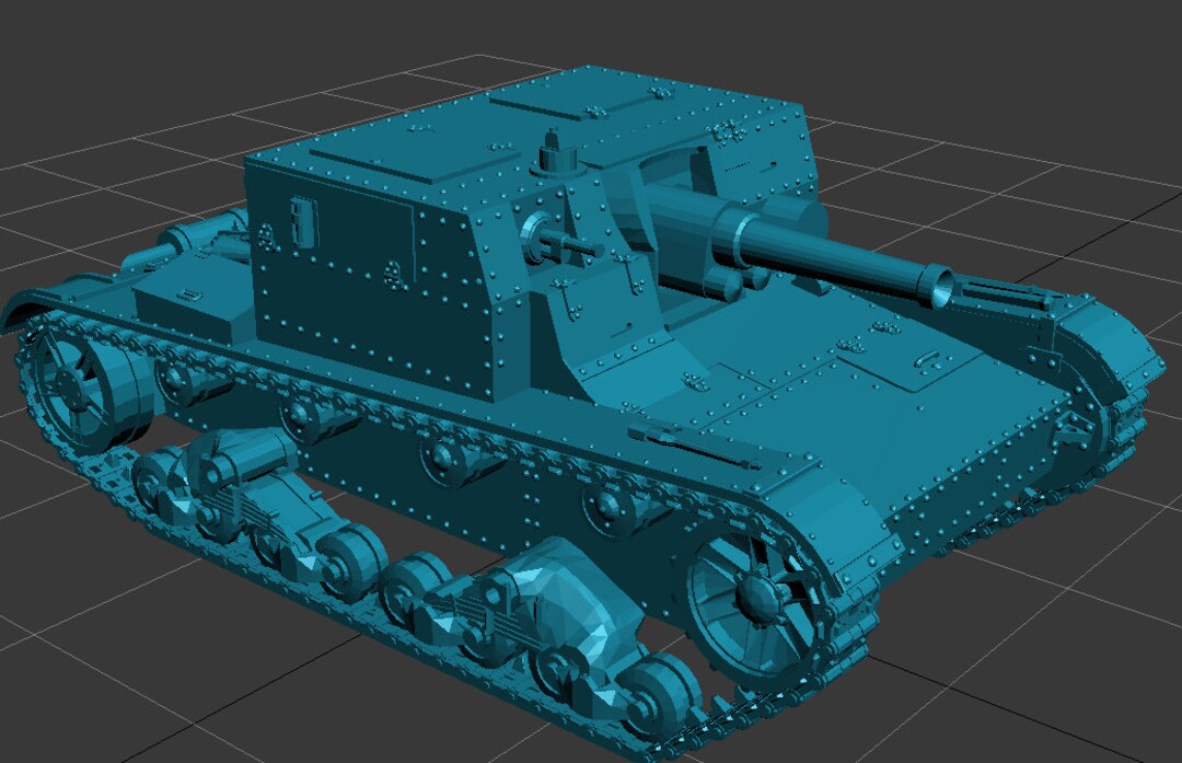 Ww2 Tank AT1 15mm & 172 Scale Etsy