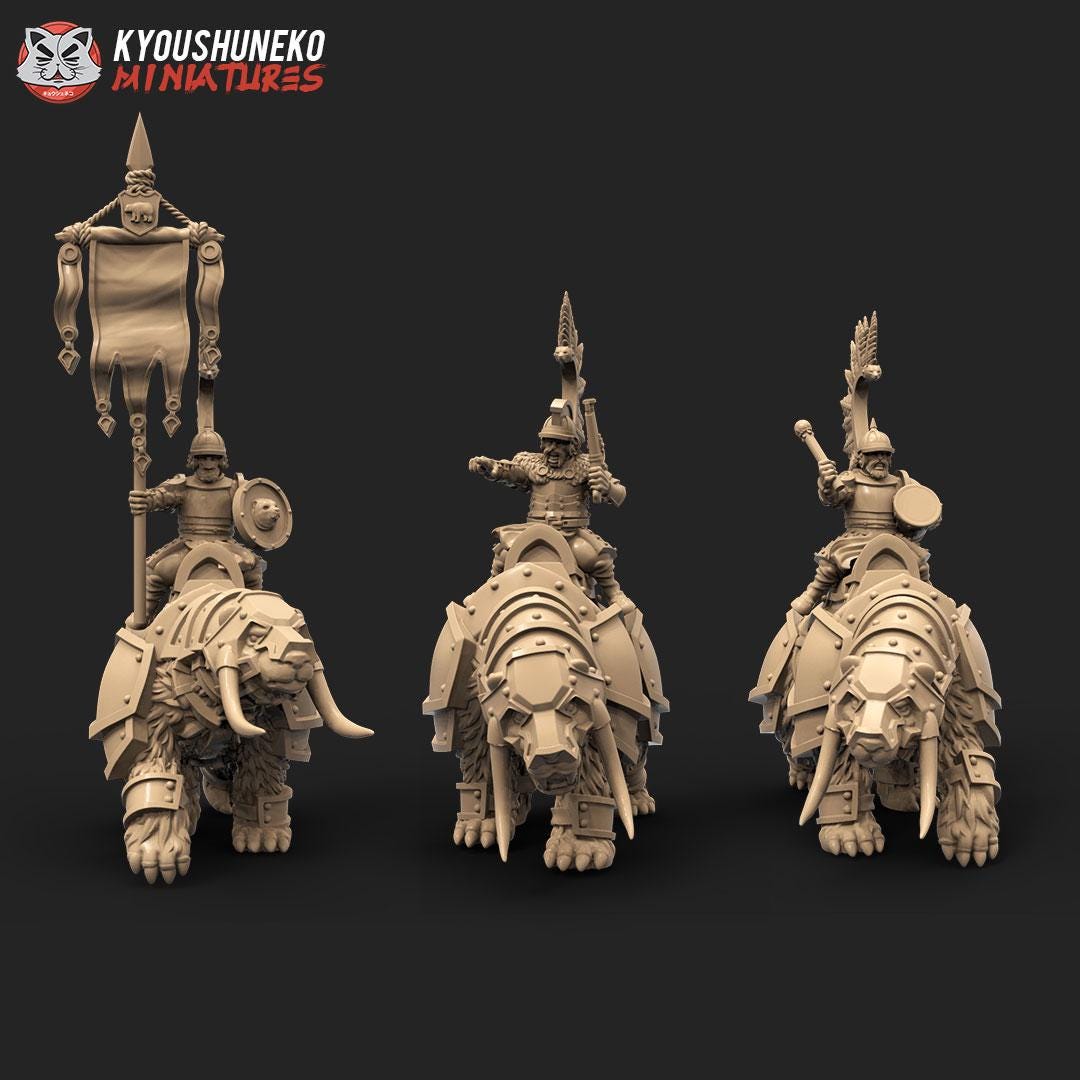 Nothern War Chariot Kriznhev Bear Riders - Etsy
