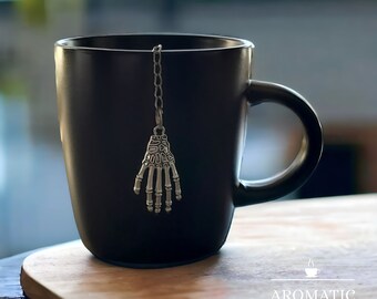 Skeleton Hand Tea Infuser | Tea Stranier | Loose Leaf Tea | Tea Gift | Horror Fan Gift | Gothic Gift | Horror Movie Gift