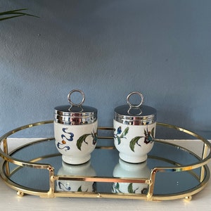 Vintage Royal Worcester Porcelain Egg Coldders