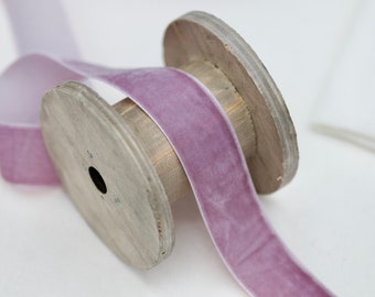 10 yards Lavender Velvet Ribbon 1", High Quality Velvet Ribbon, Florist Ribbon, Soft Ribbon, Decorative Ribbon, Gift Wrapping Ribbon
