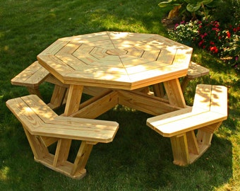 Octagon Picnic Table Plans