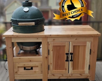 Grill Cart Plans – Step by Step DIY Grill Station Woodworking Plans