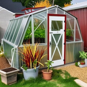 DIY Greenhouse Plan | Create a Functional and Durable Greenhouse | Perfect for Vegetables, Flowers, & Herbs