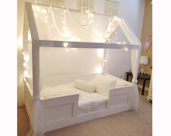 Haus Bett Plan: Full Size DIY (PDF-Plan)