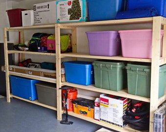 Garage Shelves Plan: Easy-to-Build