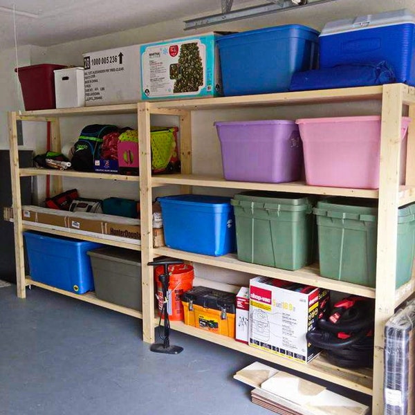 Garage Shelves Plan: Easy-to-Build