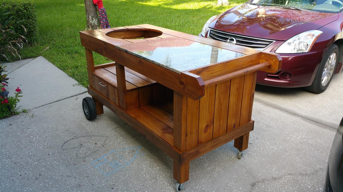 Grill Cart Plans. Stepbystep Grill Cart Construction Plans. Digital