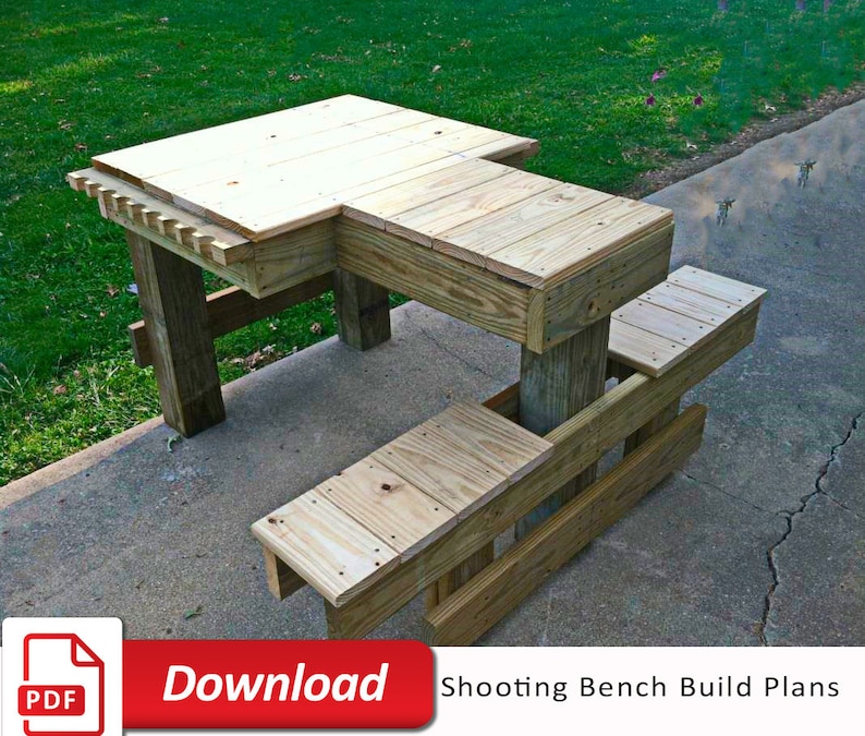 Shooting Bench Plans - Etsy