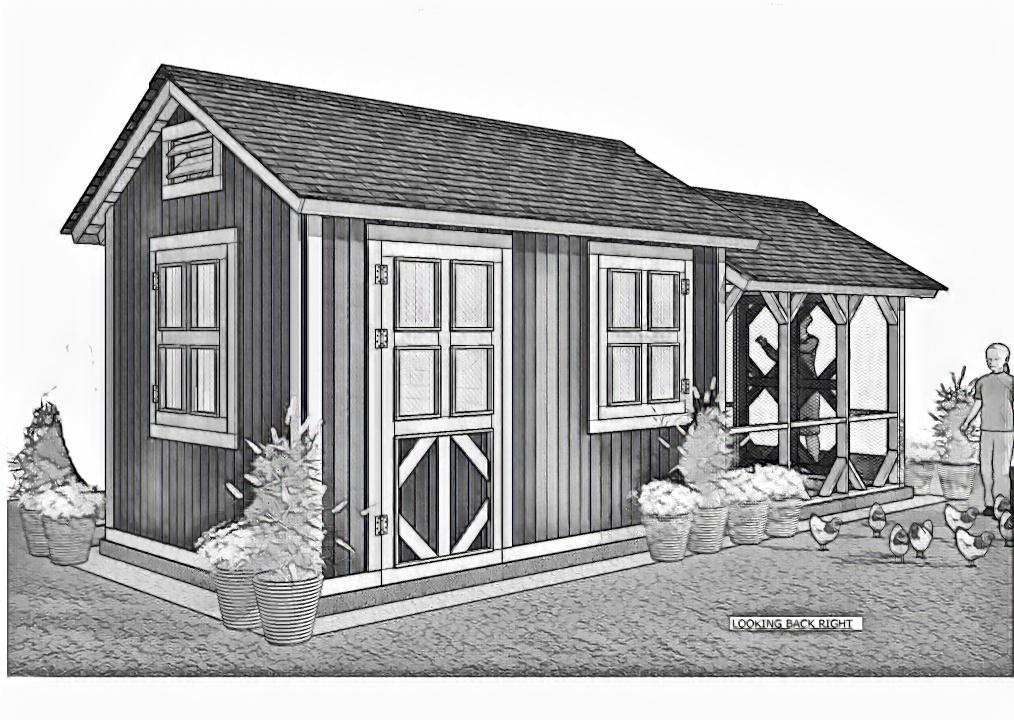 DIY Chicken Coop & Garden Shed. Easy-to-follow Plans - Etsy