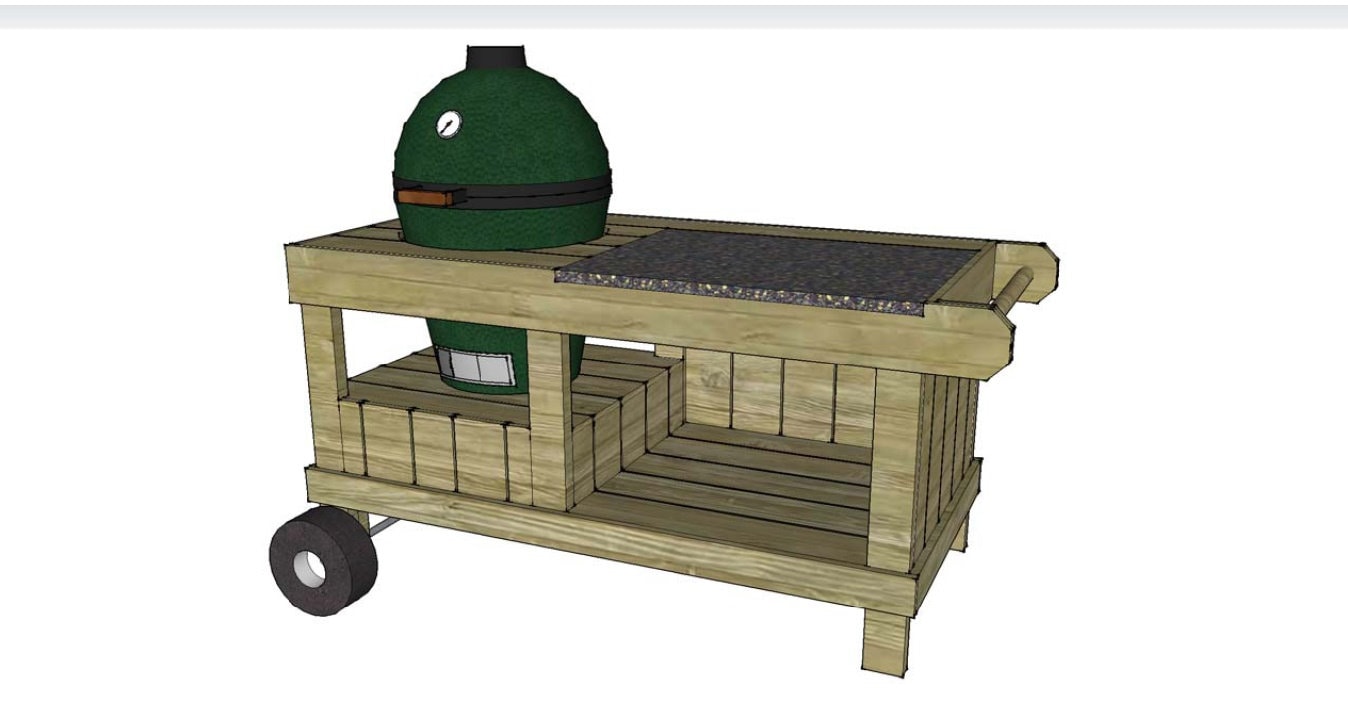Grill Cart Plans. Stepbystep Grill Cart Construction Plans. Digital