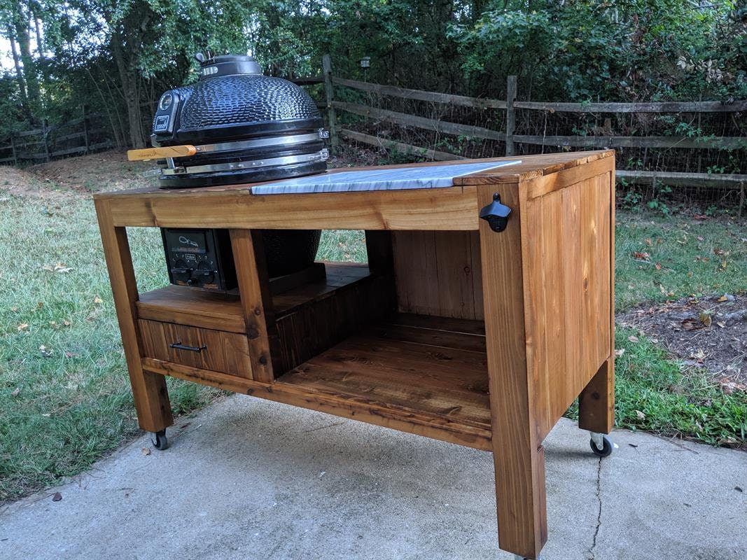 Grill Cart Plans. Stepbystep Grill Cart Construction Plans. Digital