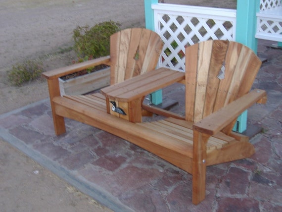 Diy double online adirondack chair