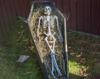 DIY Halloween Coffin Plans: Home Decor Blueprint (PDF)