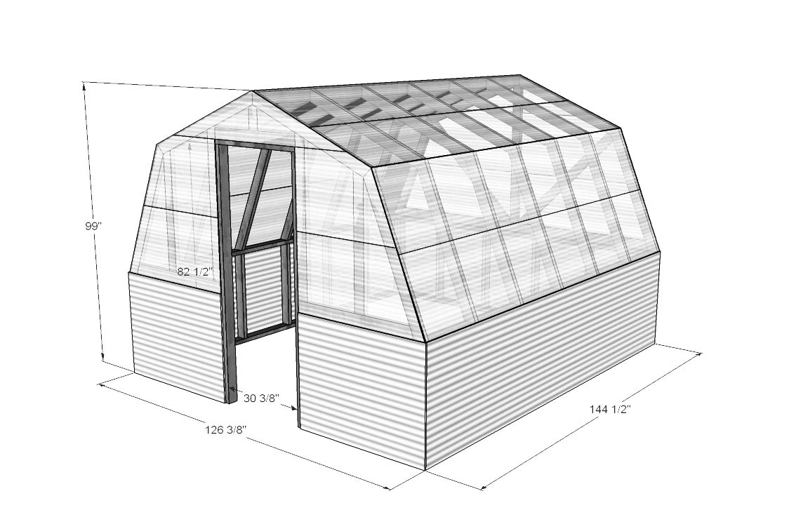 DIY Greenhouse Plan (PDF Digital) - Etsy, image size:1124x757