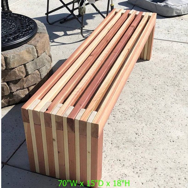 Slat Bench Plan