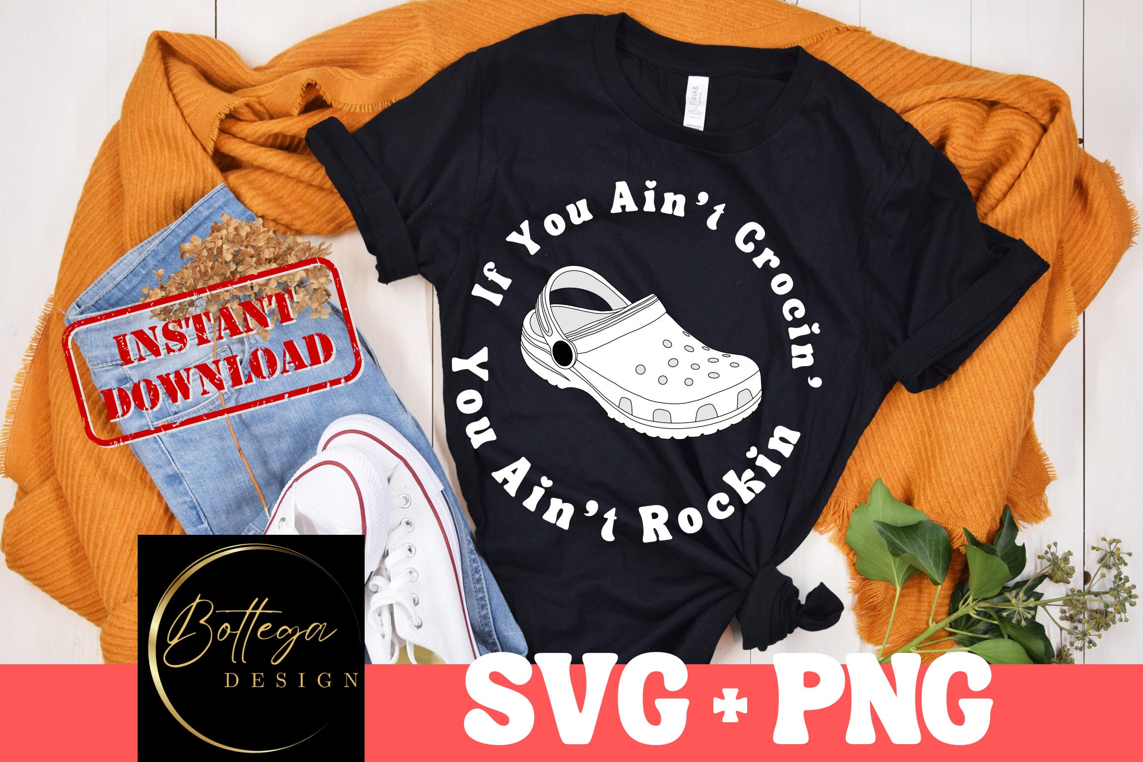 If You Ain't Crocin' You Ain't Rockin' SVG | Crcks Svg | Funny Svg