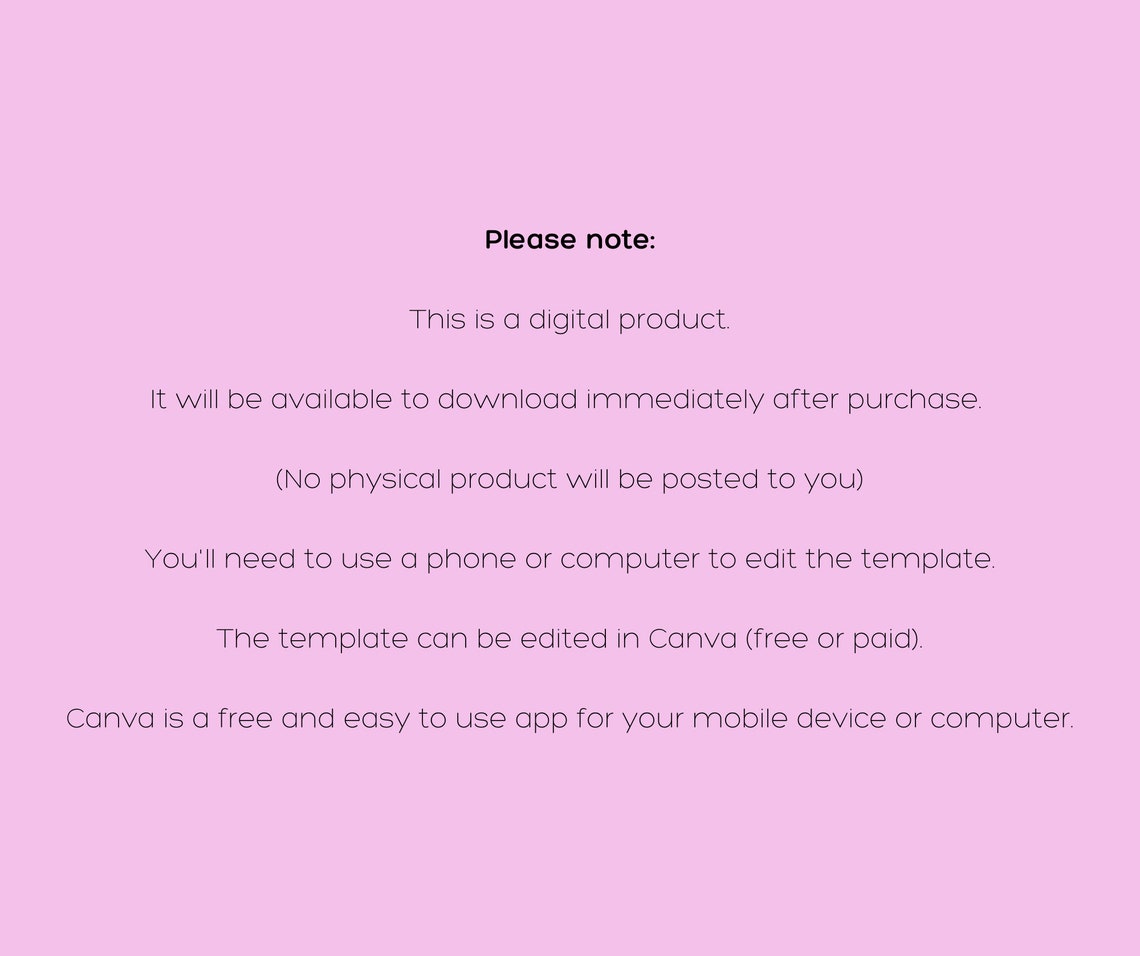Influencer Pitch Deck Canva Template Pink & Blue Design Etsy