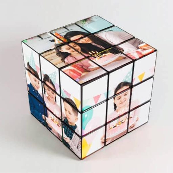 photo frame home decoration multiphoto colorful rubik's cube
