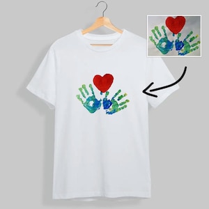 Custom Drawing Shirt, Kids Drawing Shirt, Actual Drawing Shirt, Kids Art Shirt, Gift for Mom, Gift for Dad, Personalized Gift