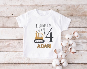 Kranich Geburtstags-Shirt für Kinder - mit individuellem Name und Alter