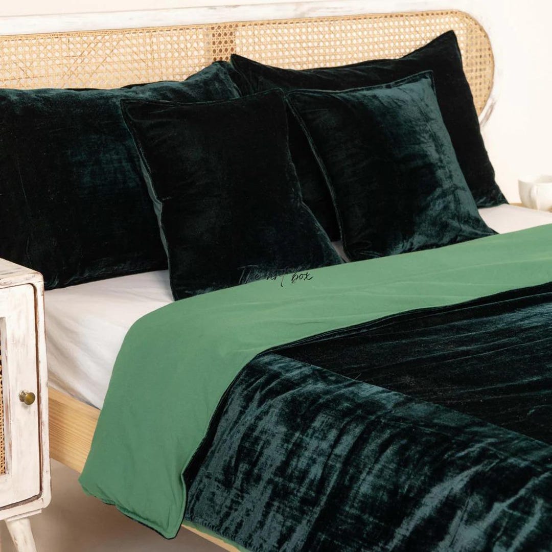 Boho Velvet Duvet Cover Queen Set Comforter Cover 3pcs Ultra Soft Cover ...