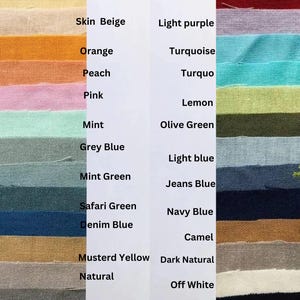 Rideaux en lin personnalisés - 26 couleurs disponibles, dimensions sur mesure, passe-tringle, panneaux de salon avec languette et attache, cadeau déco