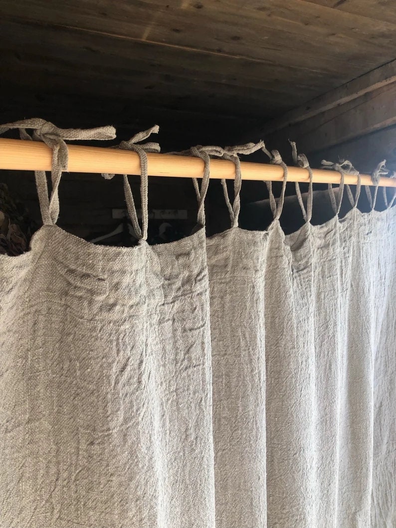 Custom Linen Gauze Curtains, Various Color Gauze Linen Curtain
