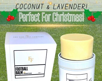 CHRISTMAS FOOTBALL GIFT Idea, Xmas Present For Footy Player, Soothing Foot Balm With Lavender & Coconut, Foot Care For Sporty Teenager