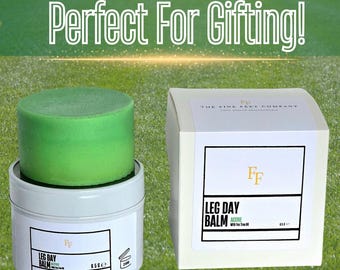LEG DAY GYM Gift Idea For Men, Workout Gift Idea For Women, Protective Foot Balm With Tea Tree Oil, Quality Foot Products For Muscle Fatigue