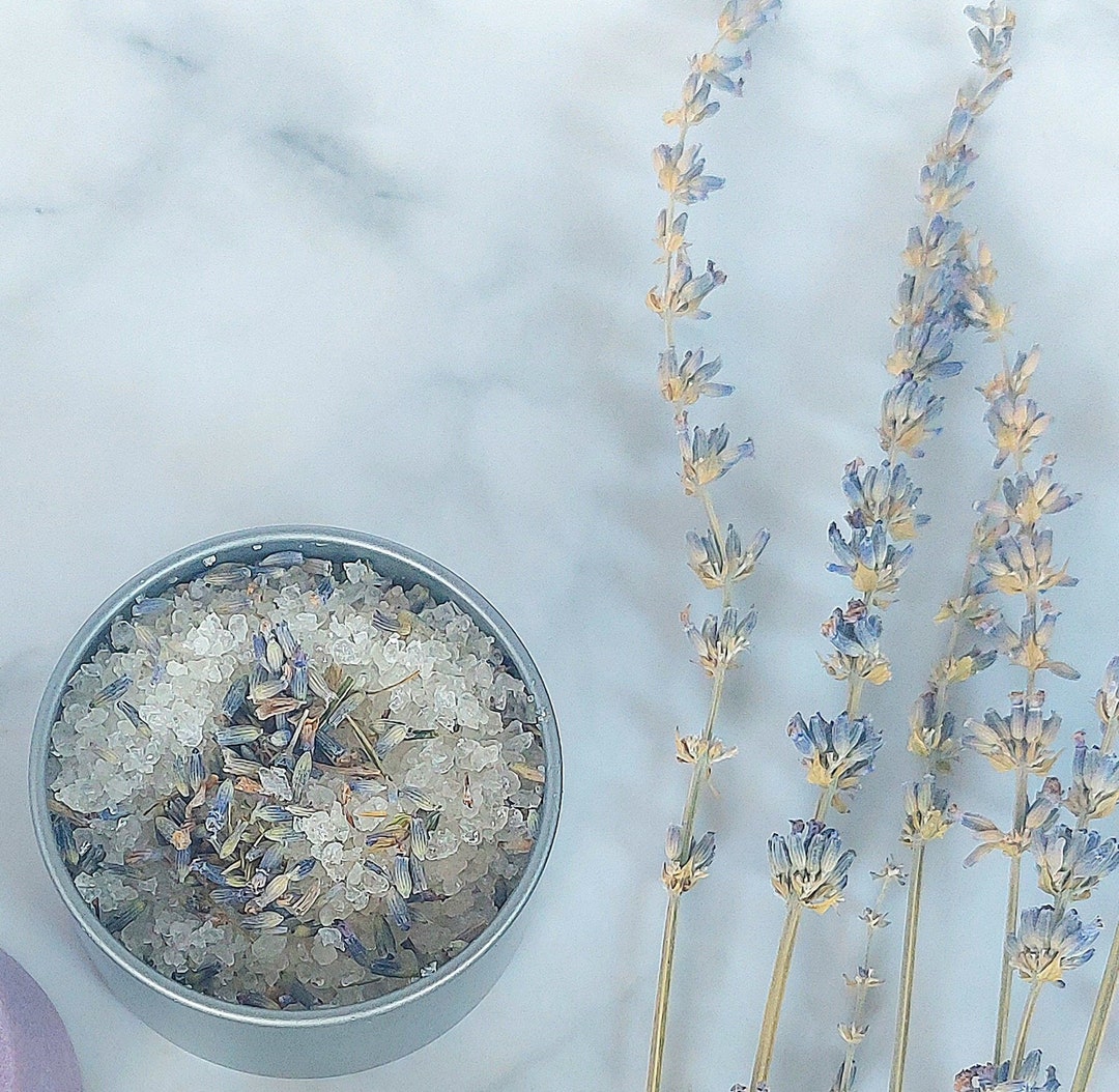Dead Sea Salt Foot Soak, Foot Spa Gift, Bath Salts, Coconut and Lavender Essential Oil Infused