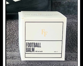 Footballers Gift Tea Tree Foot & Leg Cream, Recovery Stress Relief Foot Care Product, Anti Fungal  Moisturising Organic Shea Balm For Her