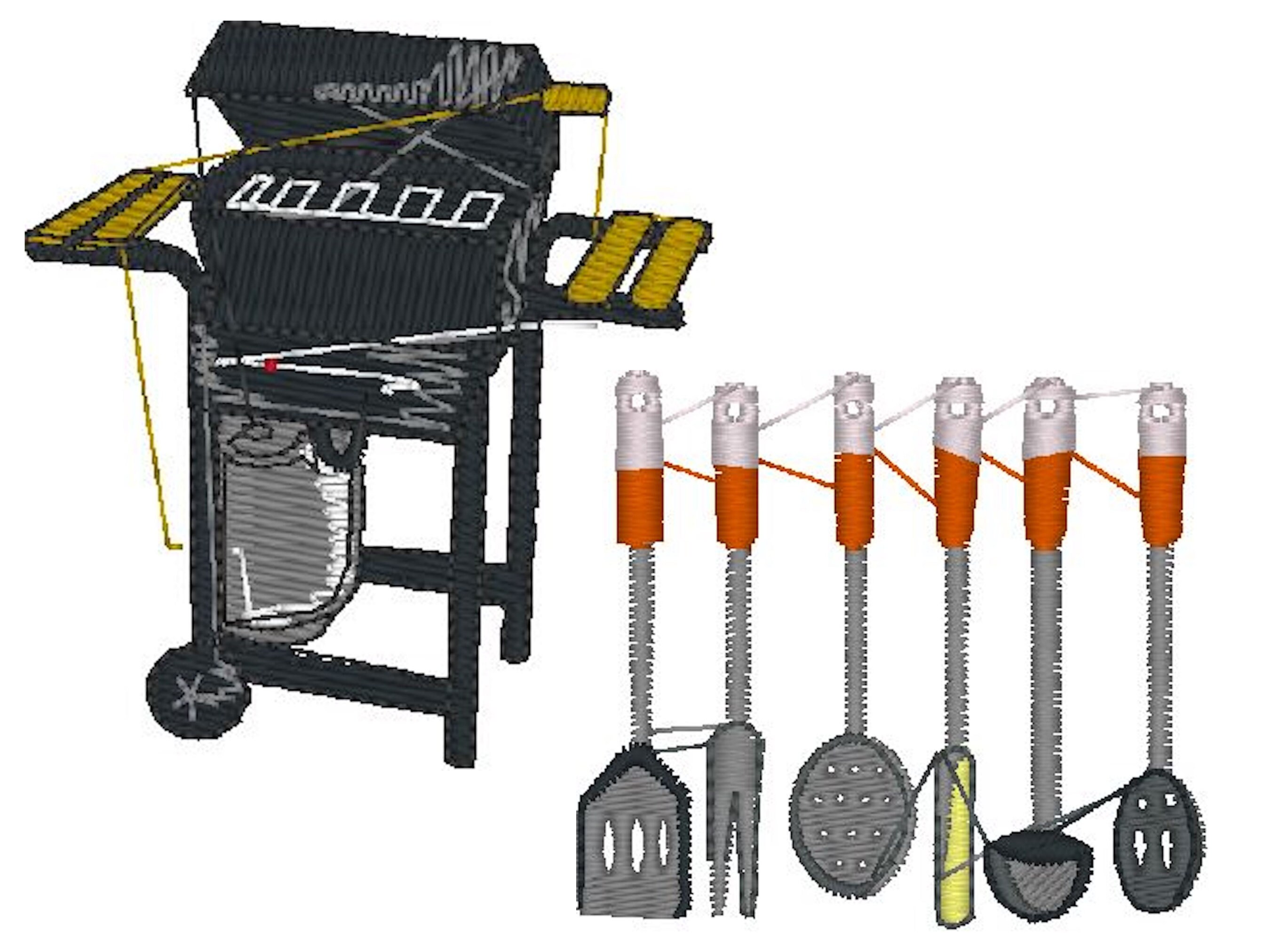 Barbie bbq grill set clearance
