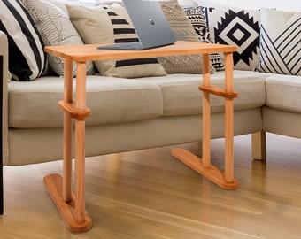 study table organizer Beech Wooden Side Table, Handcrafted Home Computer Desk, Writing Desk, Wood Study Desk, Laptop Table, Modern Furniture