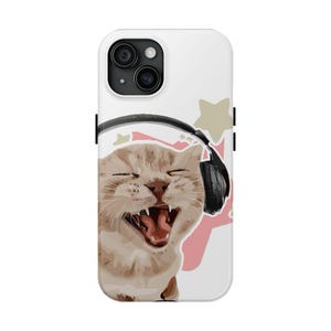 Vibing Cat Phone Case - iPhone 16 - All, Samsung S23 S22 S21 S20