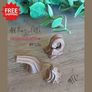 MINI Pumpkin Stems | 3 Piece Set  | 3D Printed | Brown Stems