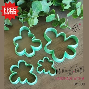 MINI  Paint Splats | 4 Piece Set | MINI Clay Cutters | 3" - 2.5"  - 2"  and 1.5"  | Baby Paint Splatter | Fake Bake