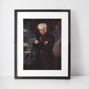 William Wordsworth Portrait, on Mountain Helvellyn, 1842, Digitally enhanced, Instant Print Photos, Digital Art Download For Photo Printing