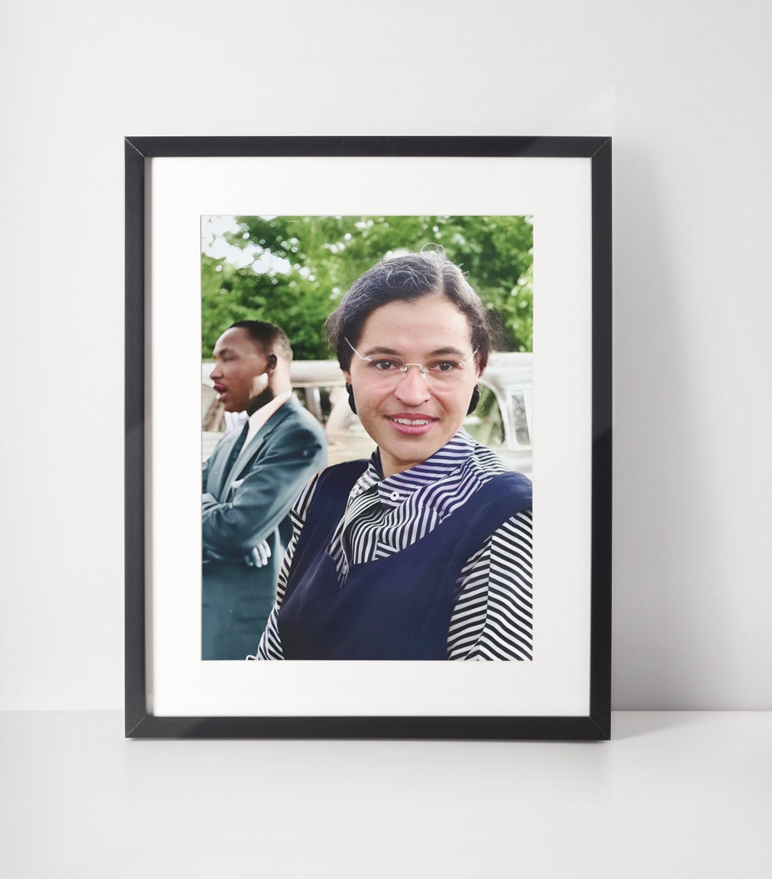 Rosa Parks Photo, 1955, Digitally Enhanced and Colourised, Instant