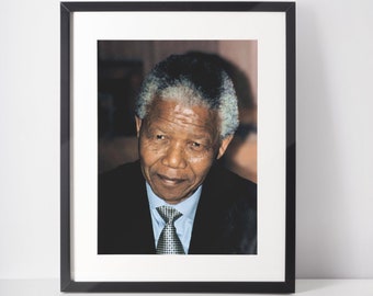 Foto de Nelson Mandela, 1994, fotos de impresión instantánea, descarga de arte digital para impresión de fotos