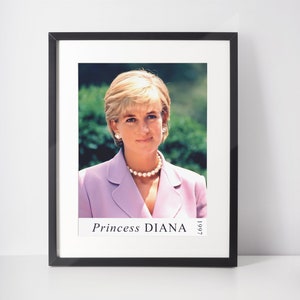 Princess Diana, 1997, Digitally enhanced, Instant Print Photos, Digital Art Download For Photo Printing
