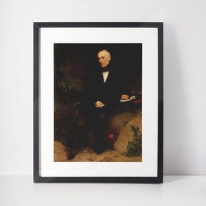 William Wordsworth, portrait by Henry William Pickersgill, Instant Print Photos, Digital Art Download For Photo Printing, Photo art print