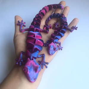 Articulated Lizard Fidget Toy, Fidget Toy, 3D Printed, Stress Toy, Desk Toy, Fidget, Lizard Toy, ADHD Fidgets, Reptile Gift