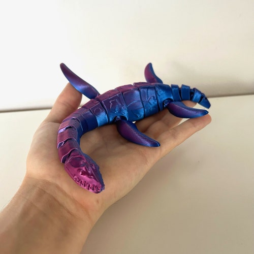 Gelede Plesiosaurus Fidget-speeltje: 3D-geprinte milieuvriendelijke dinosaurus