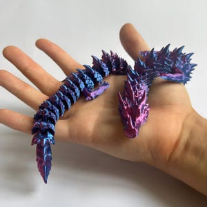 Articulated Dragon, Fidget Toy, 3D Printed ,Stress Toy, Articulated Toy, Desk Toy, Fidget, Dragon Toy, ADHD Fidgets