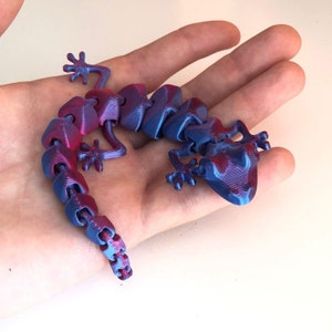 Lizard Fidget Springy Articulated Lizard Fidget Toy 3D Printed, Regular and Large Sizes - Etsy